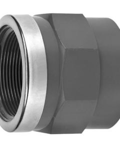 Connection 50/40-1 1/4 I Pvc w/reinforcement ring